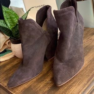 Splendid Suede Heeled Booties